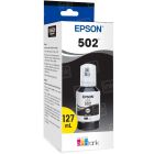 Epson OEM T502 Black Ink Bottle, 127ml
