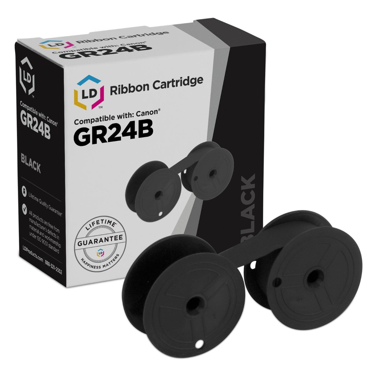 Photos - Ink Ribbon Canon GR24 Ribbon - Compatible Black GR24 