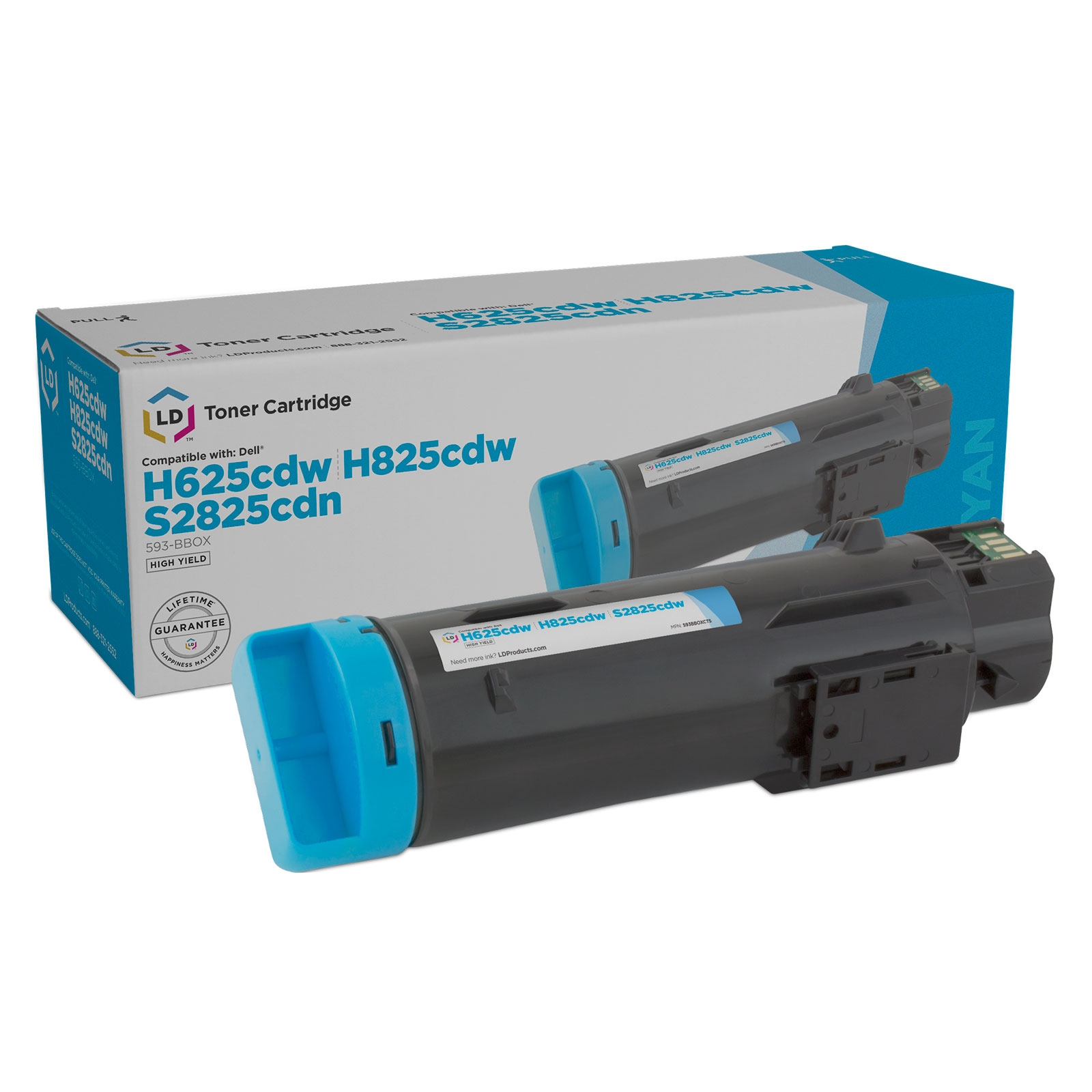 Photos - Ink & Toner Cartridge Dell P3HJK Laser - Compatible Cyan 593-BBOX 