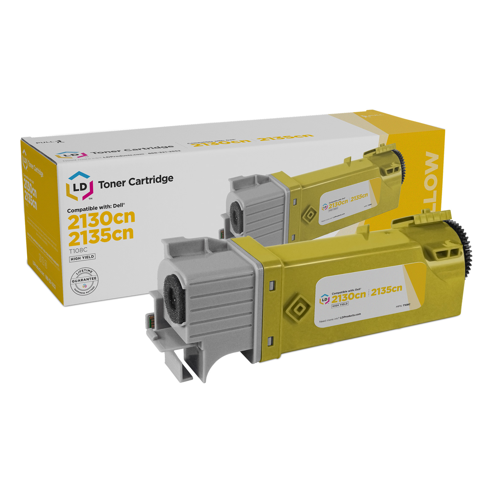 Photos - Ink & Toner Cartridge Dell FM066 Laser - Compatible HY Yellow 330-1438 