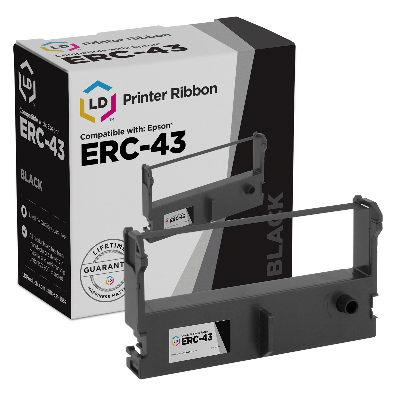 Photos - Ink Ribbon Epson ERC-43 Ribbon - Compatible Black ERC-43 